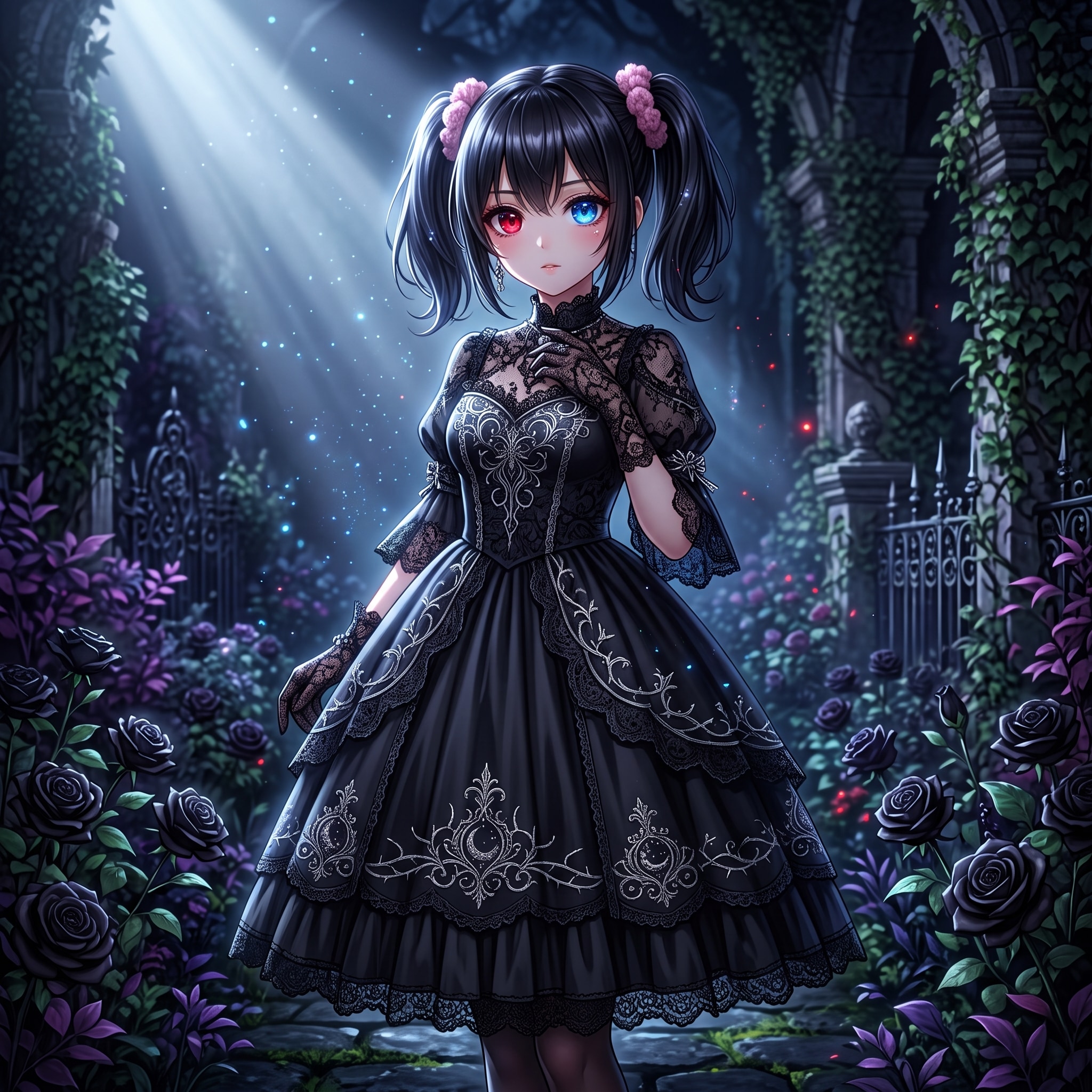 黒のアケちゃん | の人気AIイラスト・グラビア