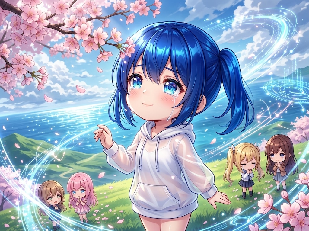 WAVEちゃん。桜