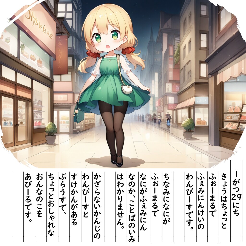 【絵日記】ふぁっしょんしゅうかんです4