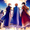 三人の王の行進 3枚目