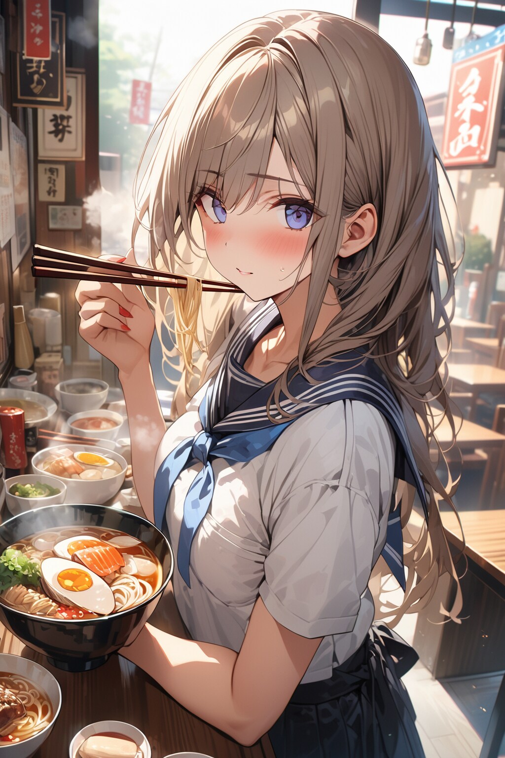 熱々ラーメン | の人気AIイラスト・グラビア
