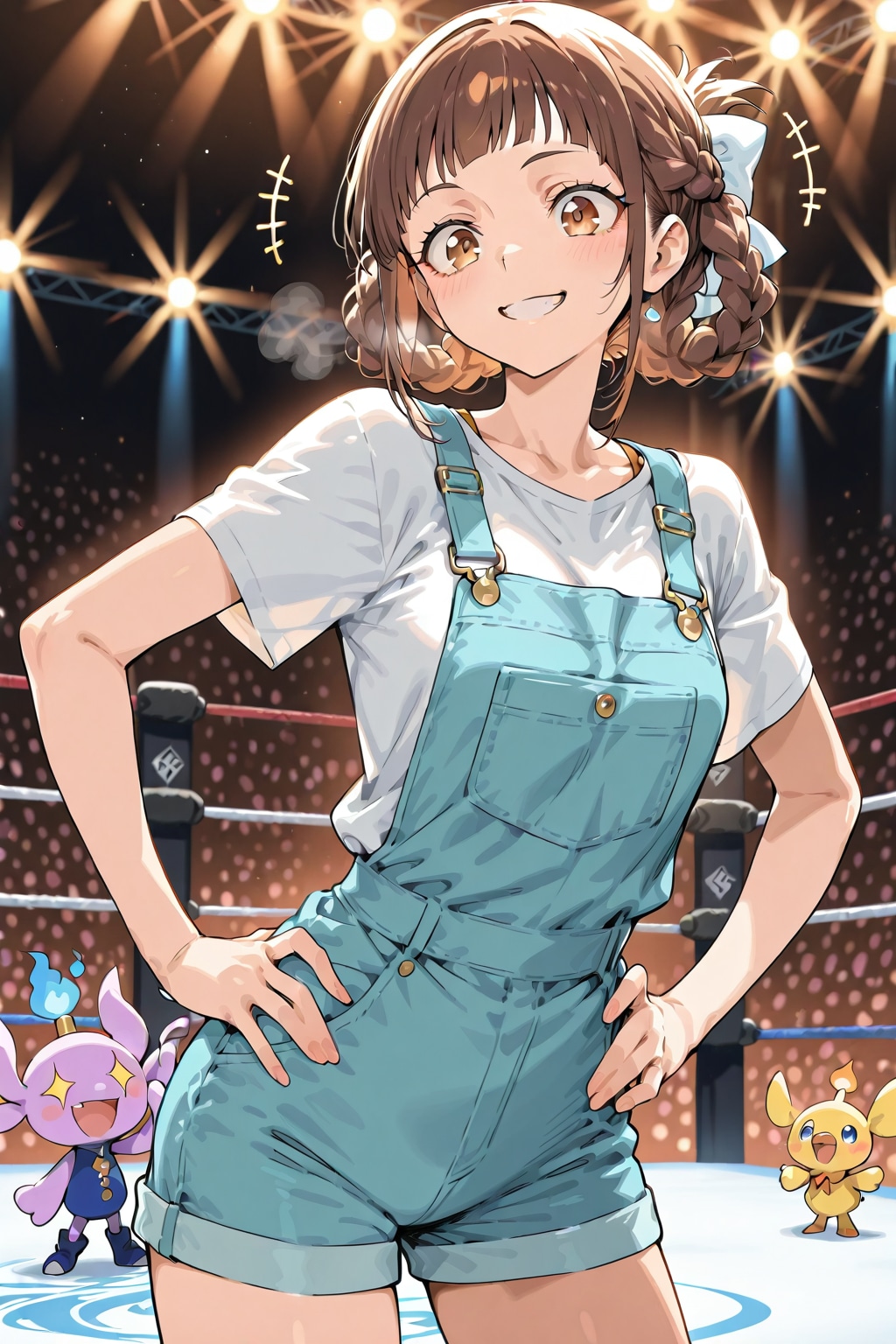 リングの青い閃光