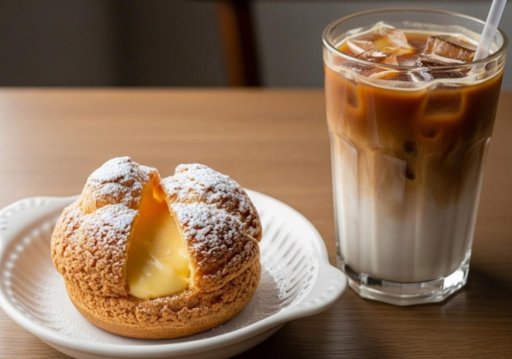 デザートのシュークリーム