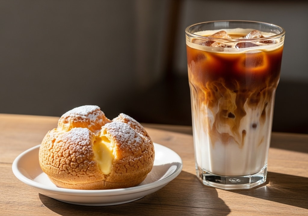 デザートのシュークリーム