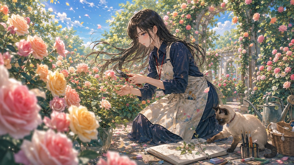 波夷羅ねずは、風が運ぶあなたへの憧れを、描き留めたい。