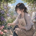 波夷羅ねずは、風が運ぶあなたへの憧れを、描き留めたい。 2枚目