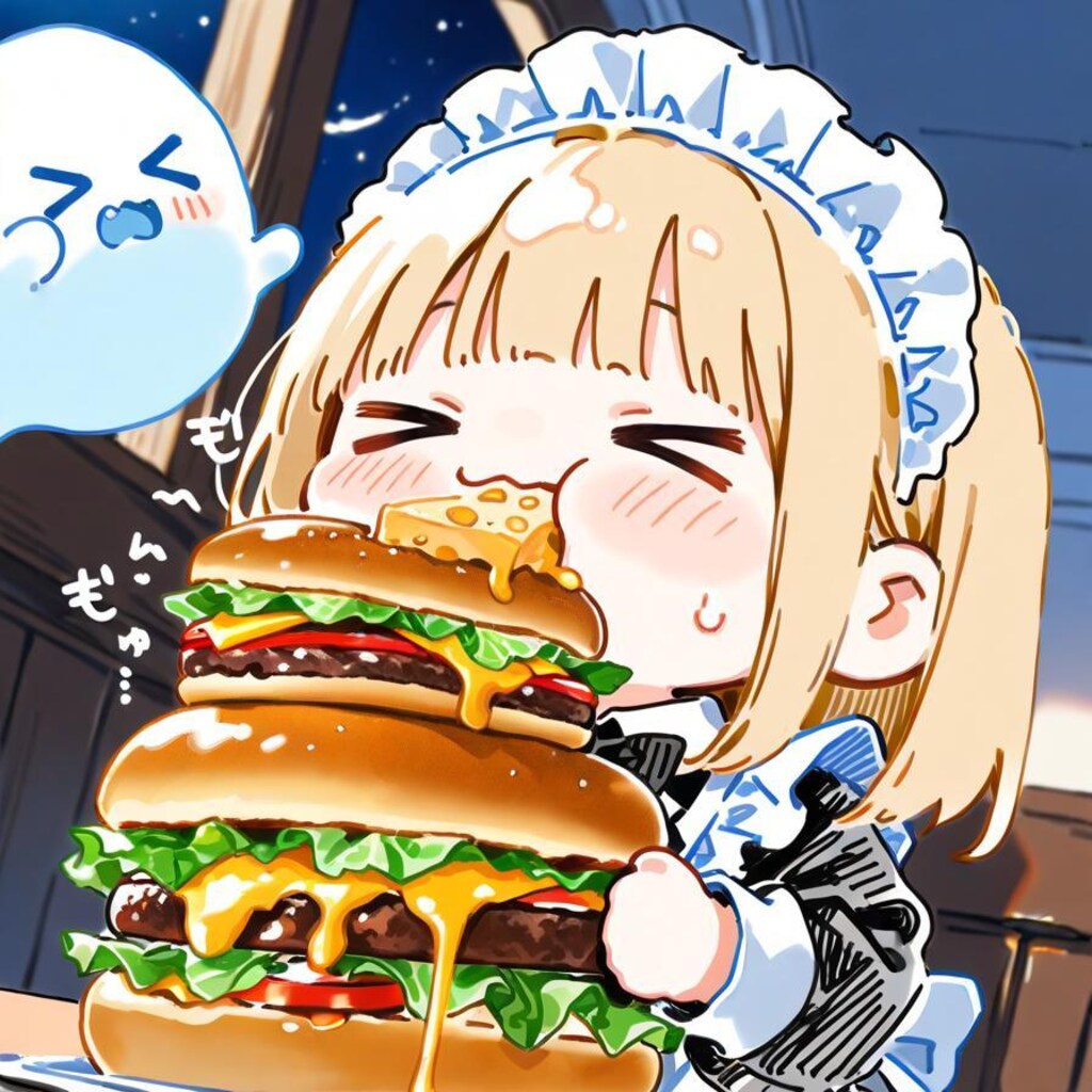 と ろ 〜 り チ ー ズ の お ジ ャ ン ボ バ ー ガ ー 🍔🧀