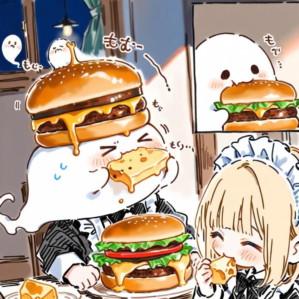 と ろ 〜 り チ ー ズ の お ジ ャ ン ボ バ ー ガ ー 🍔🧀
