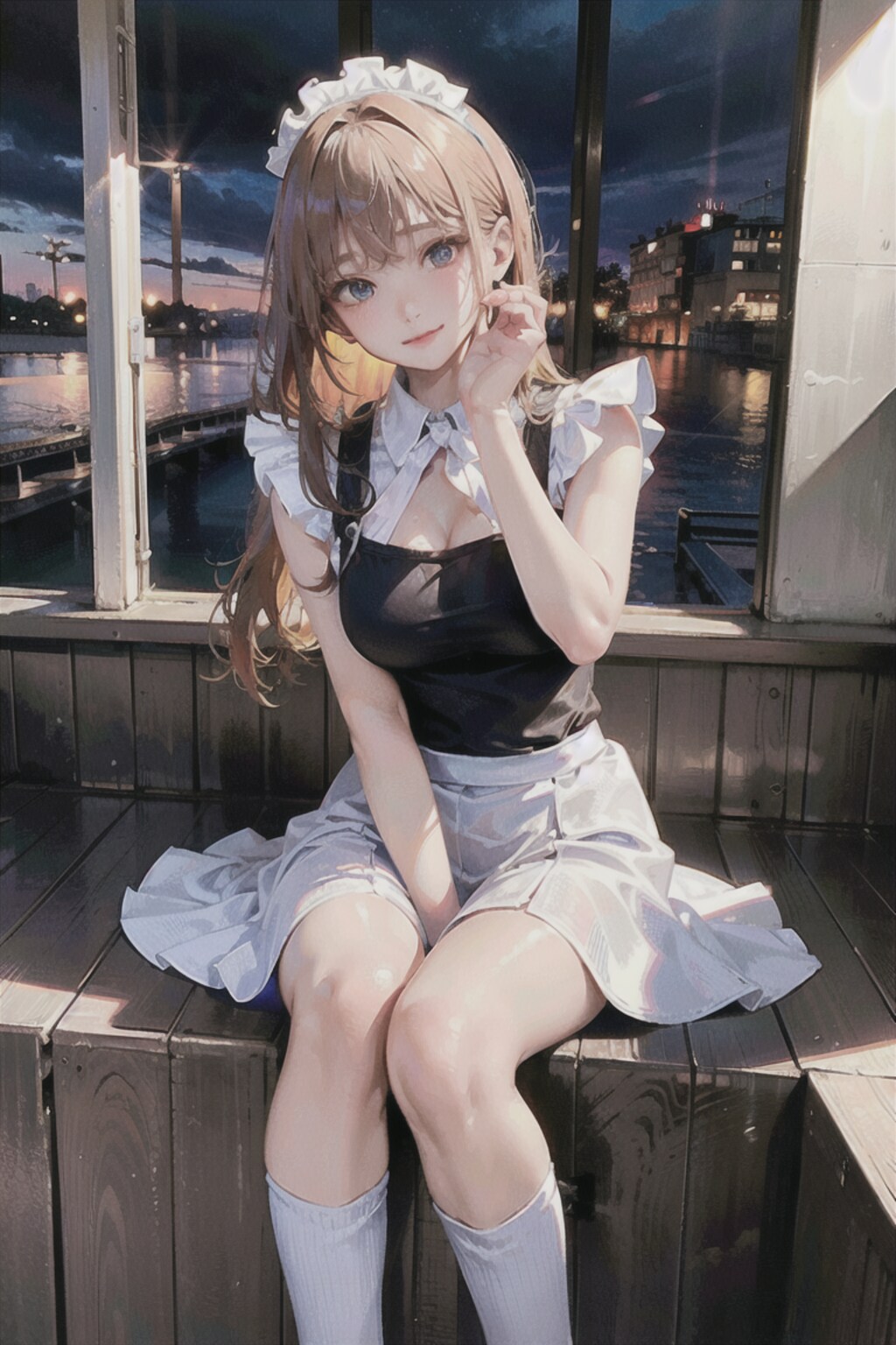 4. メイド 金髪 碧眼