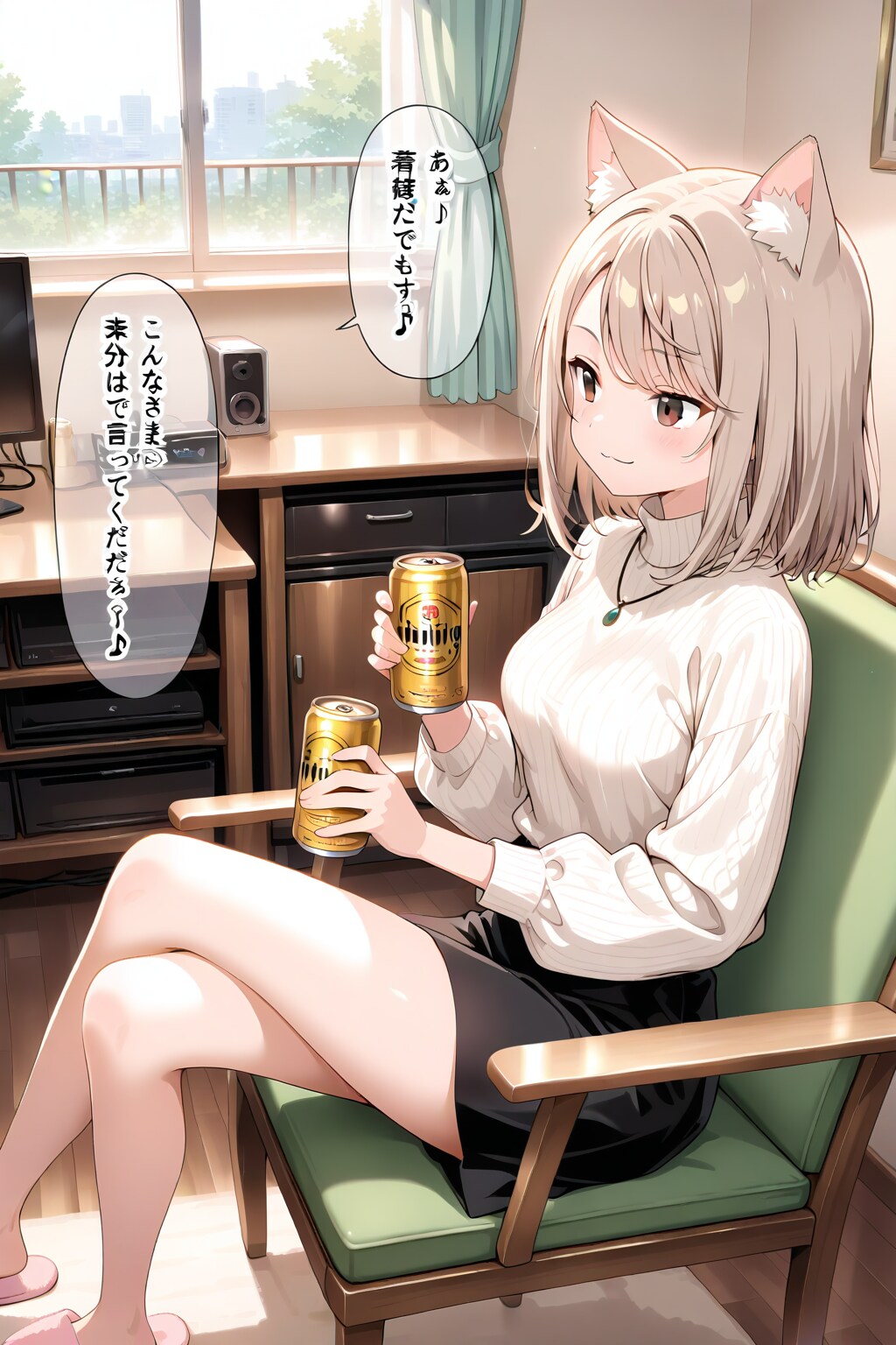 ネコ娘のムギちゃん🐈✨２５ | の人気AIイラスト・グラビア