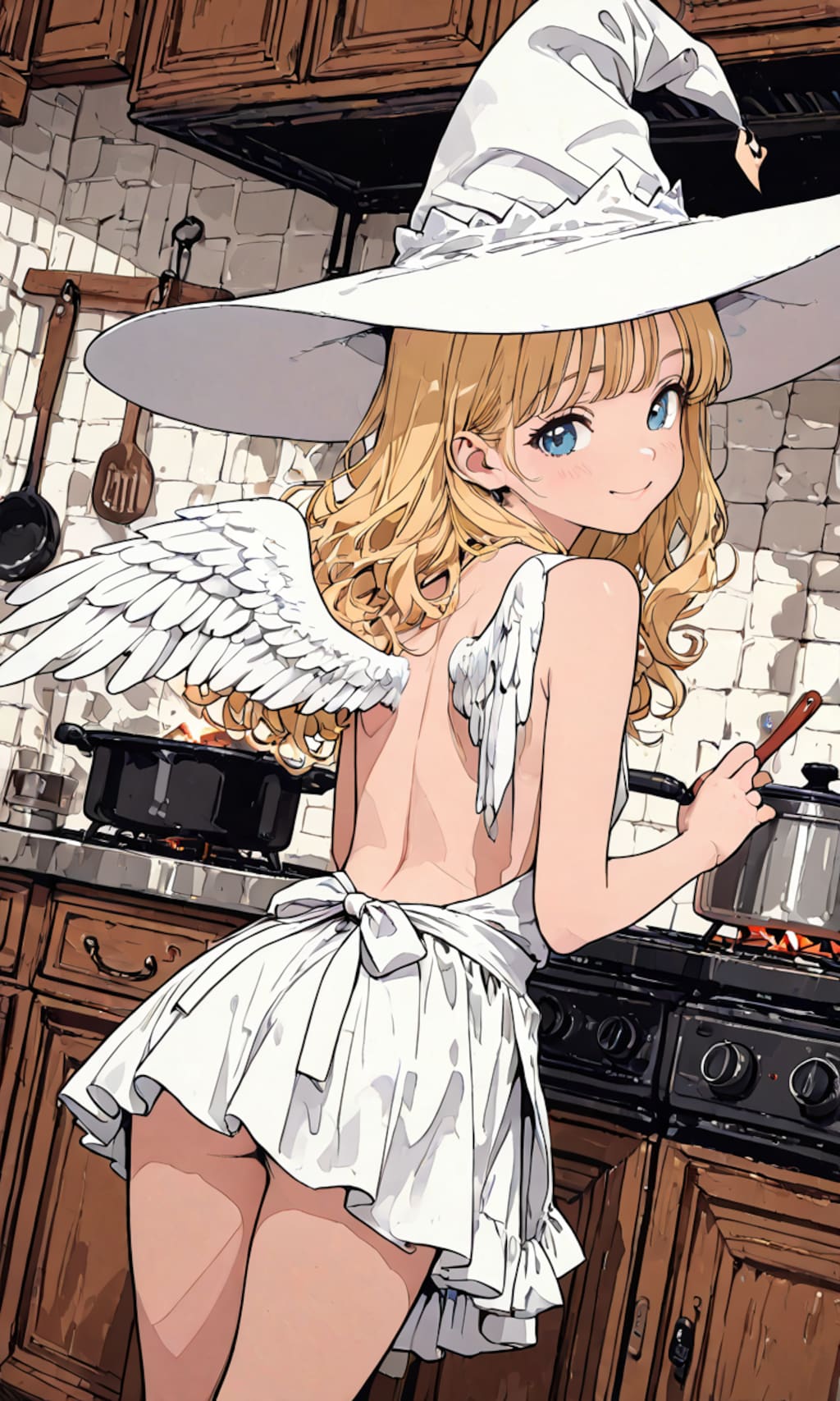 ミラちゃん、料理する