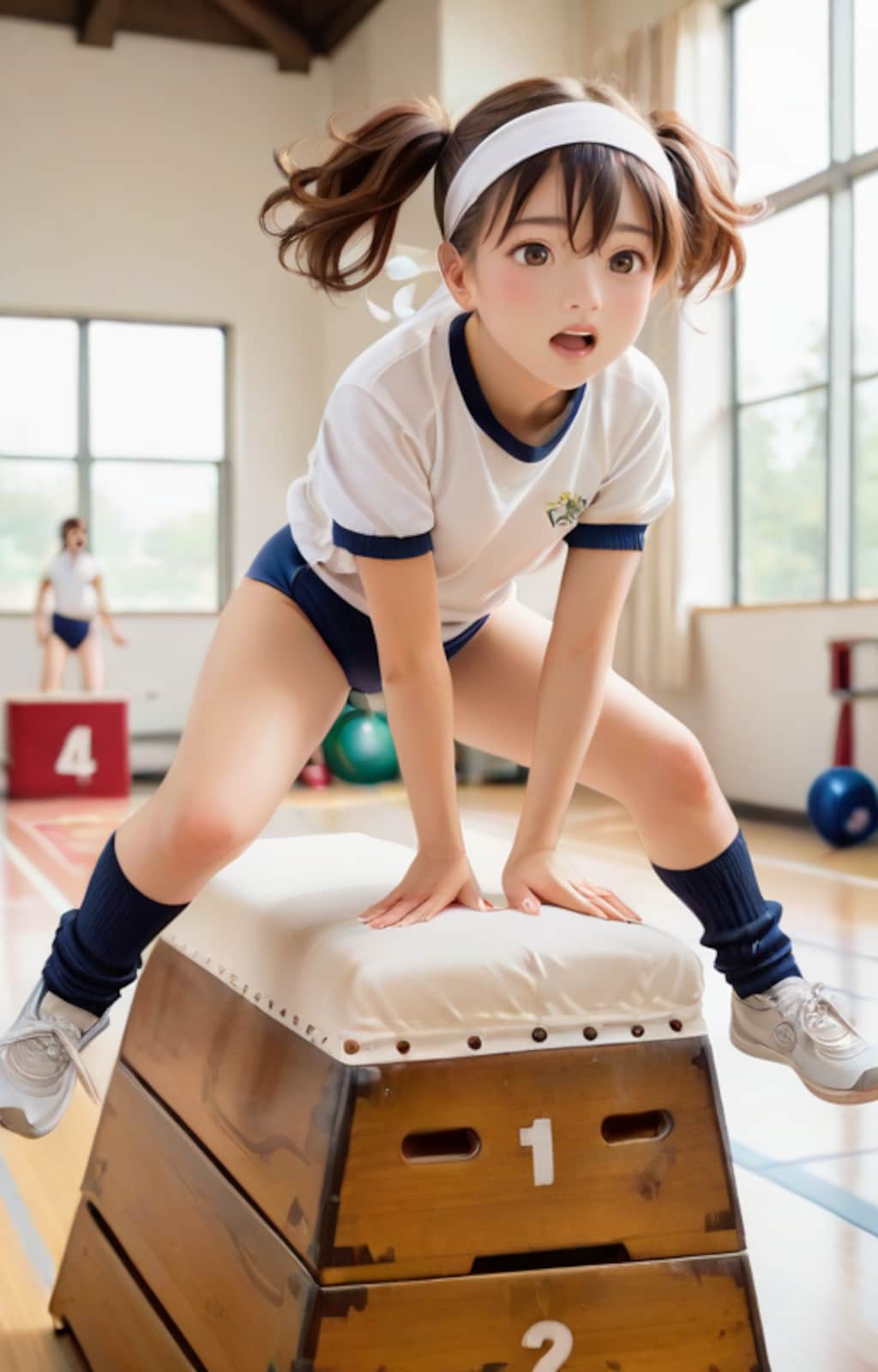 雨の日は体育館で