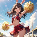 うさぎ耳チアリーダー250925 2枚目