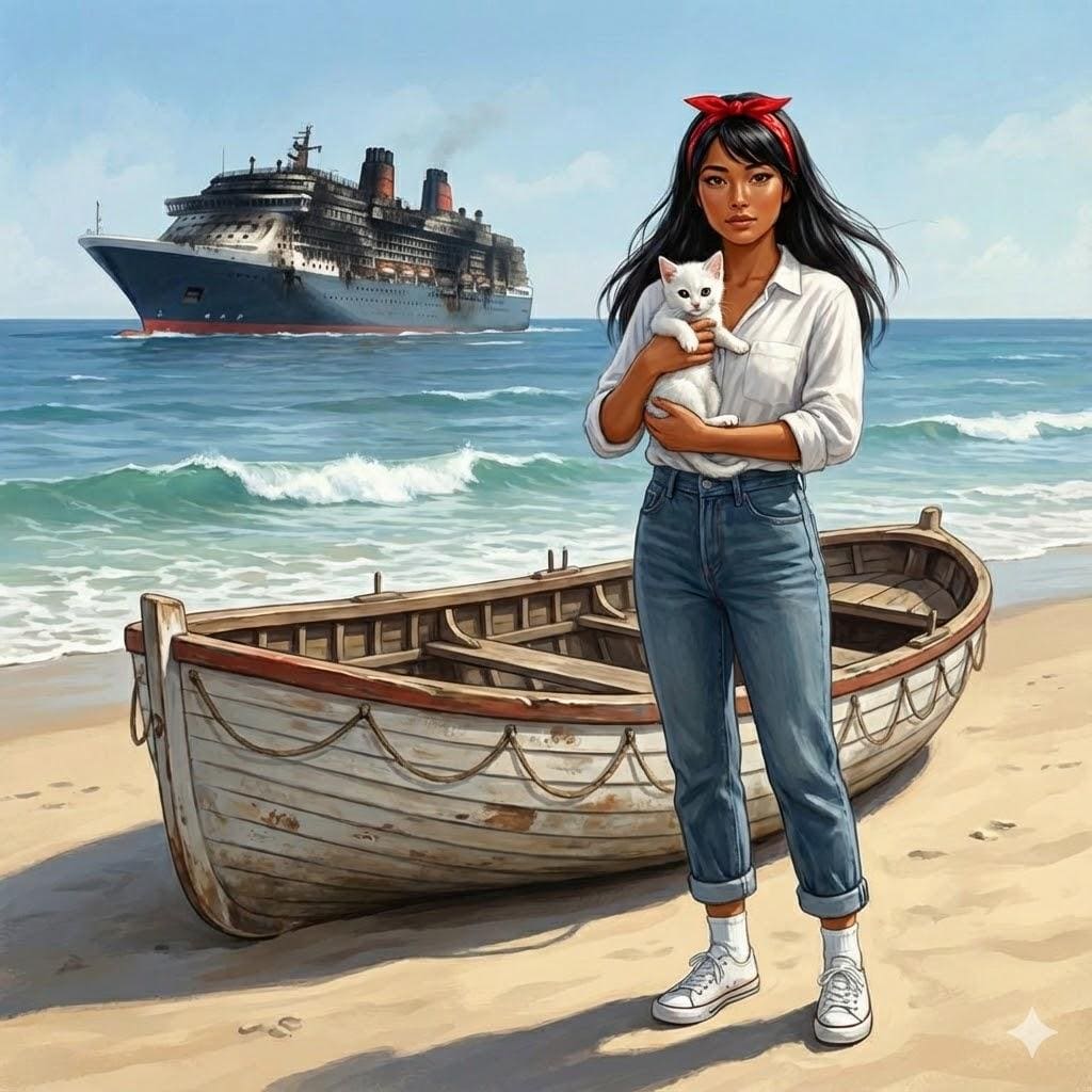 総集編パターン1-2🚢大型クルーズ船が座礁して火災のつづき