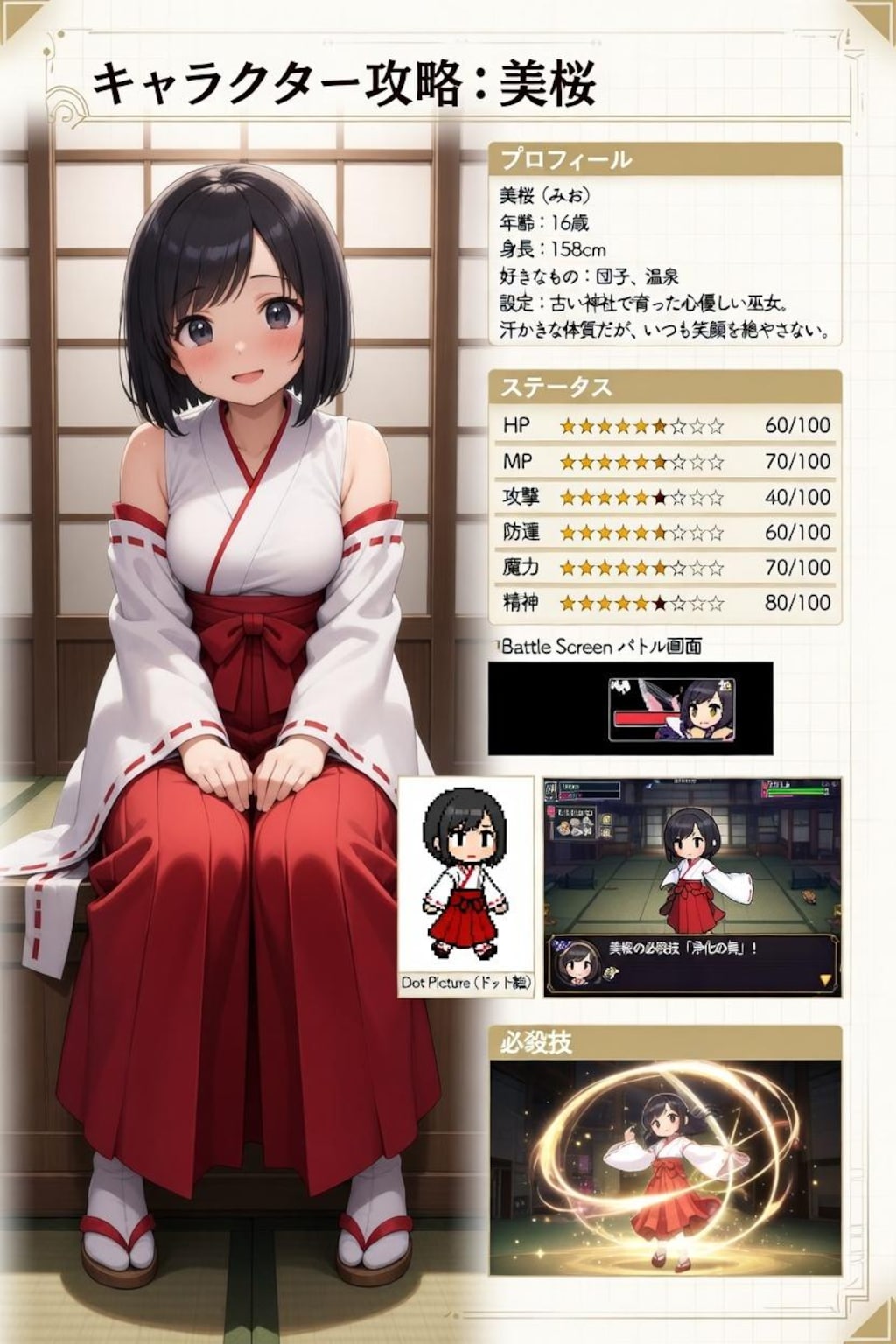 巫女RPG 水瀬ひかりと桜井ひかりの物語+α