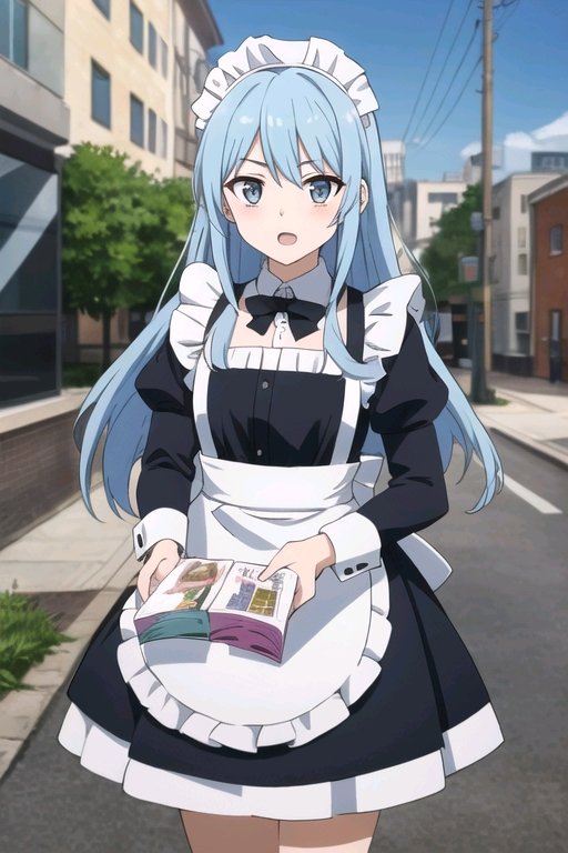 メイドのチラシ配り | の人気AIイラスト・グラビア