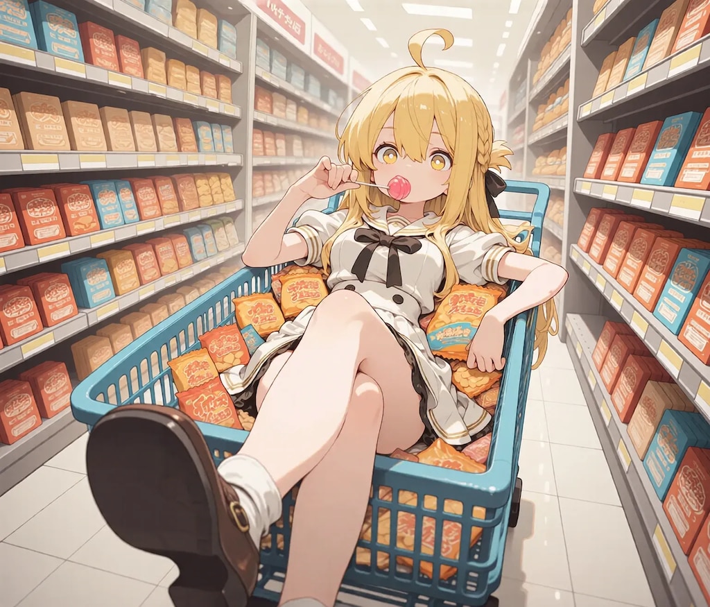 【大人買い】スナック菓子とJK