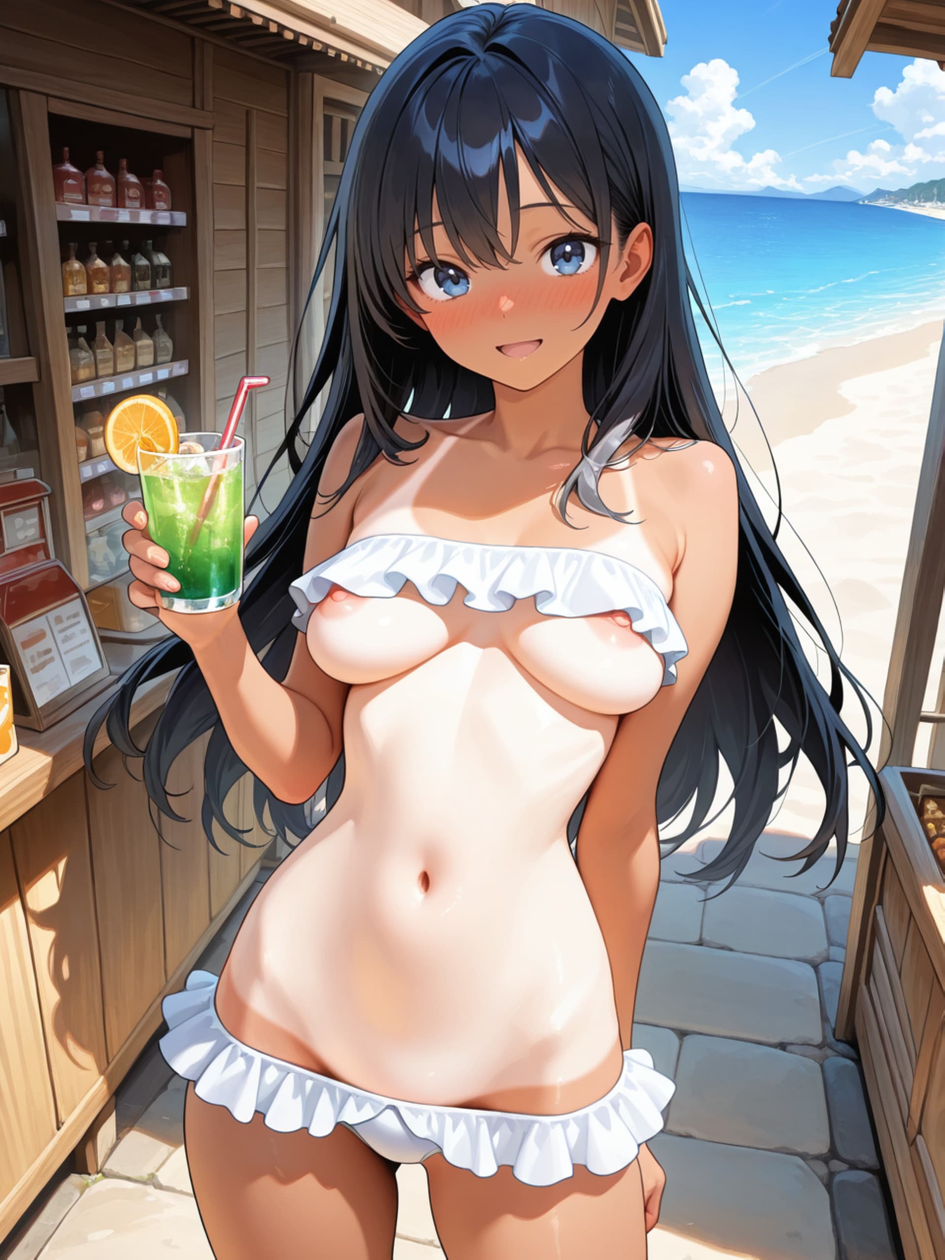 ナンパ待ち4秒の女の子