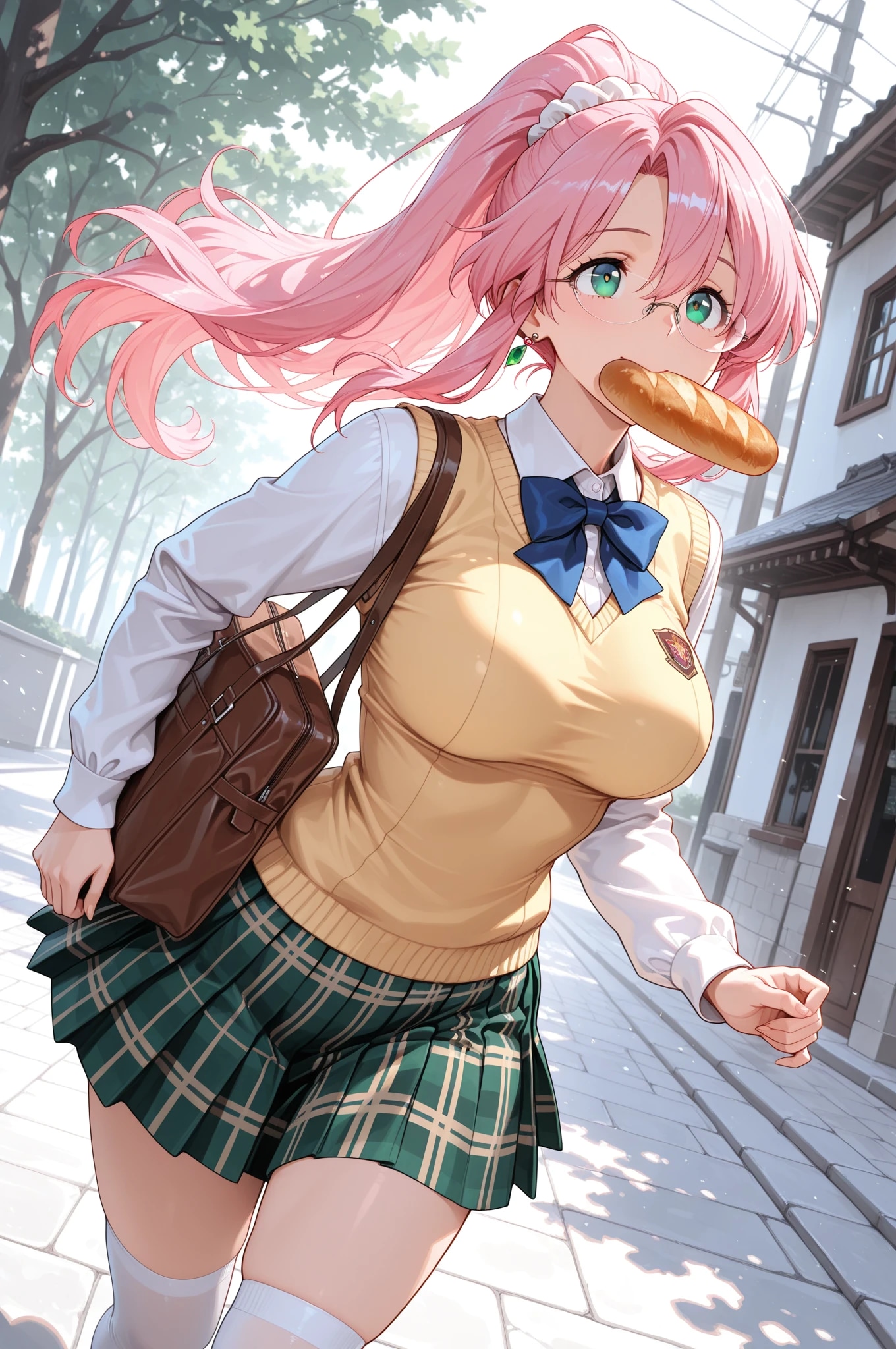 遅刻しそうな桃瀬ひかり | の人気AIイラスト・グラビア