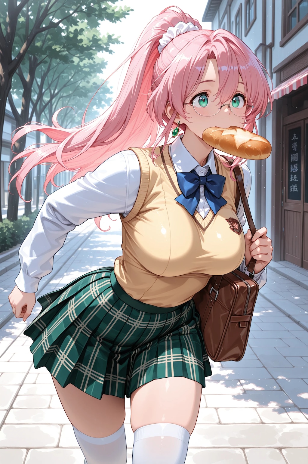 遅刻しそうな桃瀬ひかり