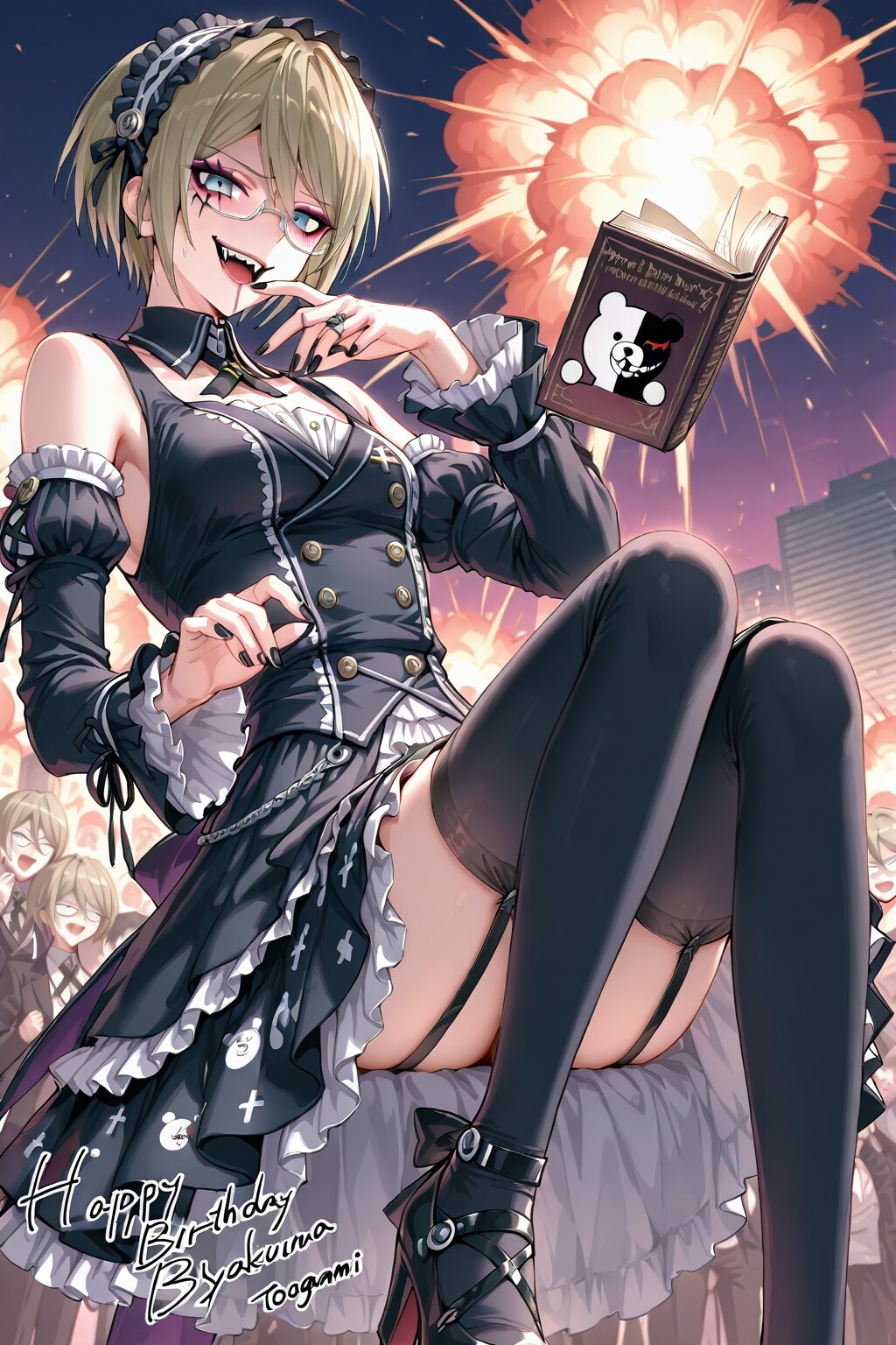 女体化ゴスロリ白夜様 | の人気AIイラスト・グラビア