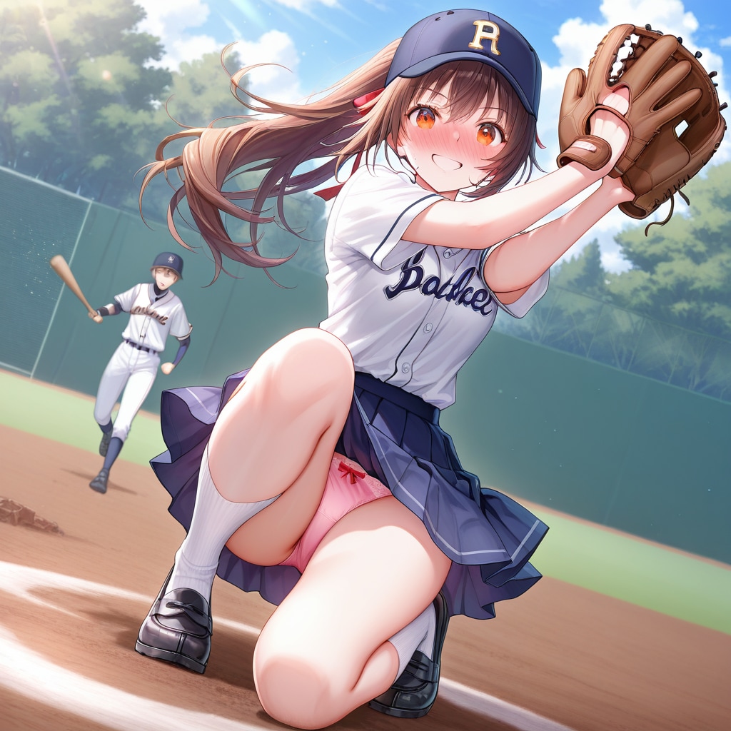 タッチアウトの練習♪