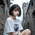 廃墟の美少女 11枚目