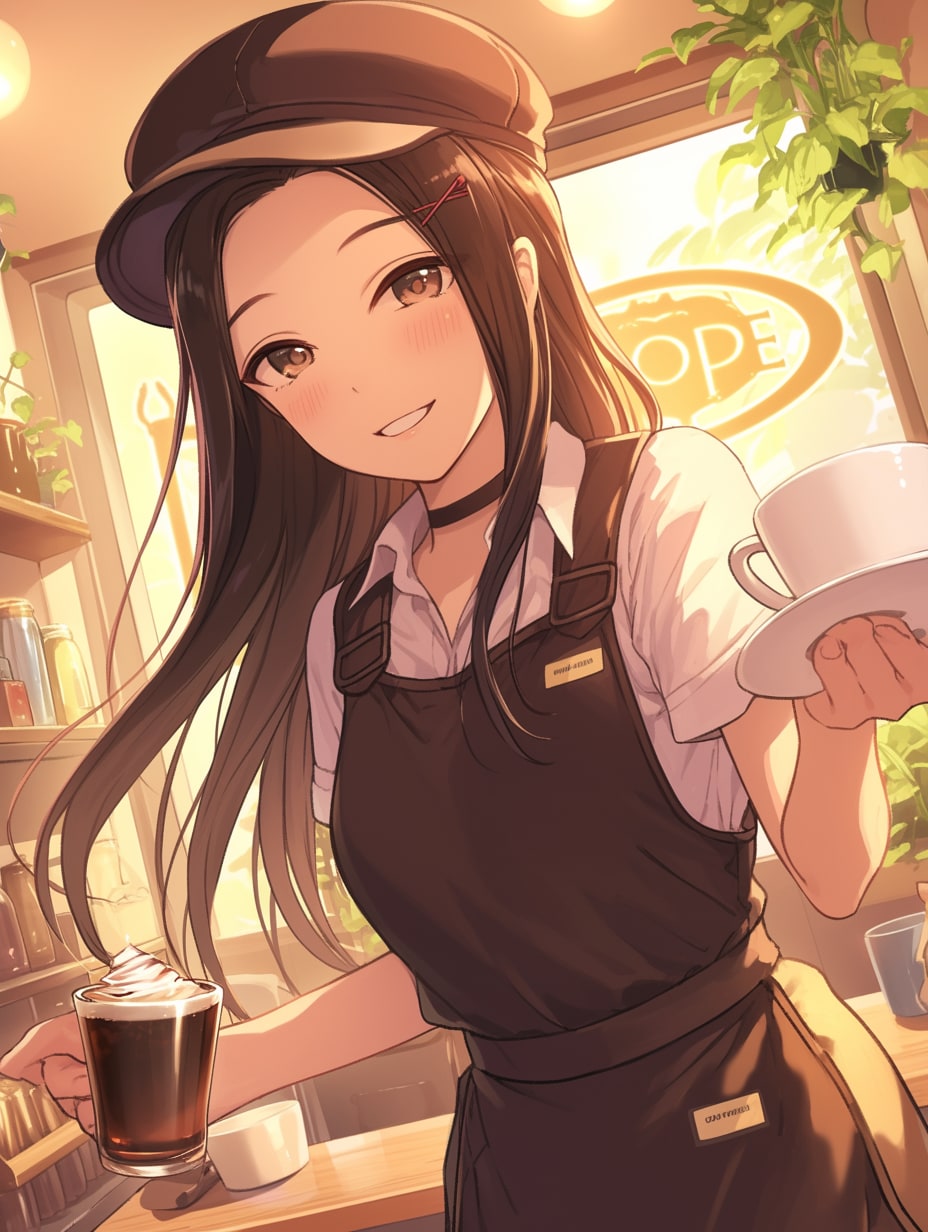 カフェのお姉さん☕✨100 | の人気AIイラスト・グラビア