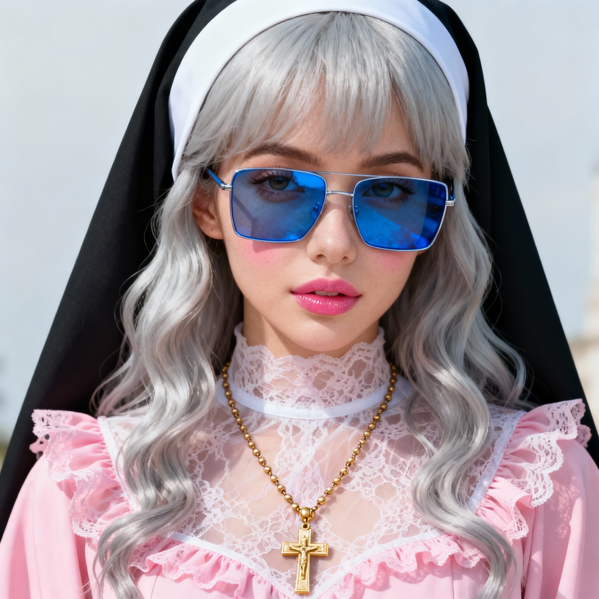 シスター・ブルーサングラス | の人気AIイラスト・グラビア