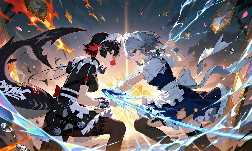 メイドvsメイド