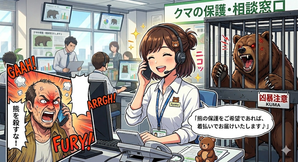 熊を殺すな！クレーマーさんへの模範解答