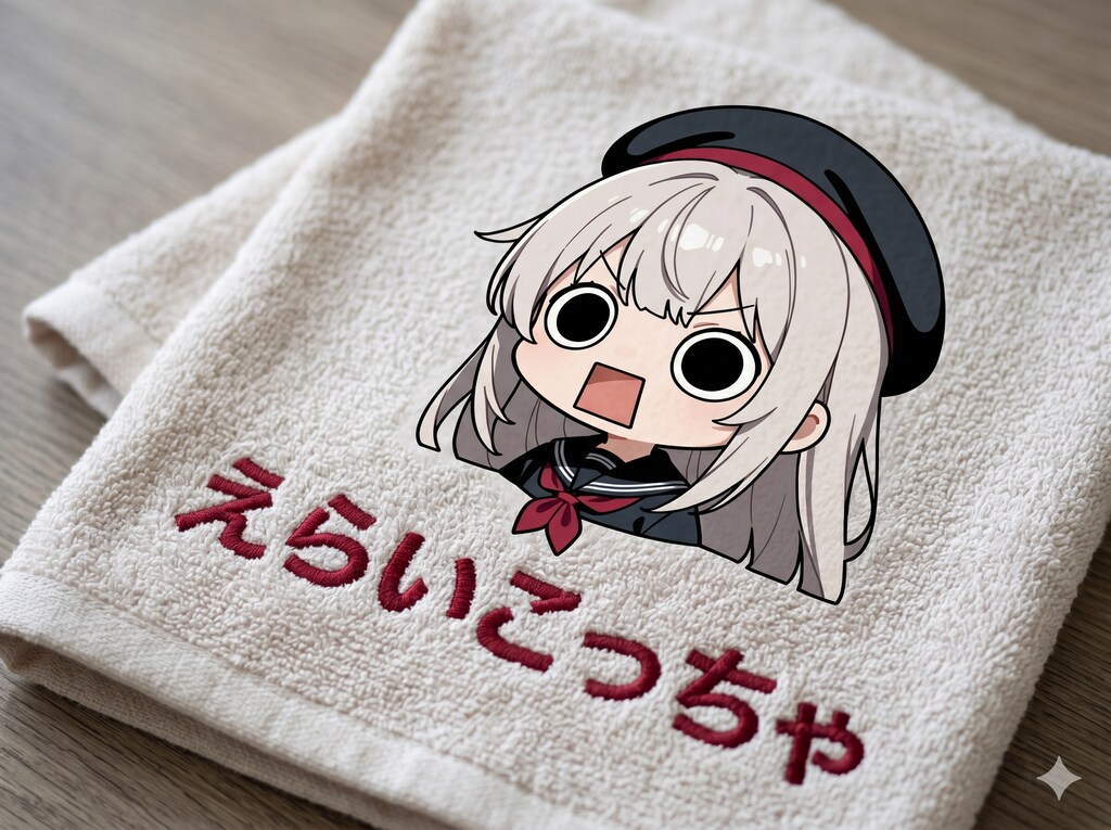 タオルえらいこっちゃ嬢
