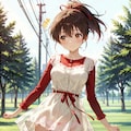 公園で私服パンチラ撮影会 Z105 2枚目