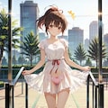 公園で私服パンチラ撮影会 Z105 4枚目