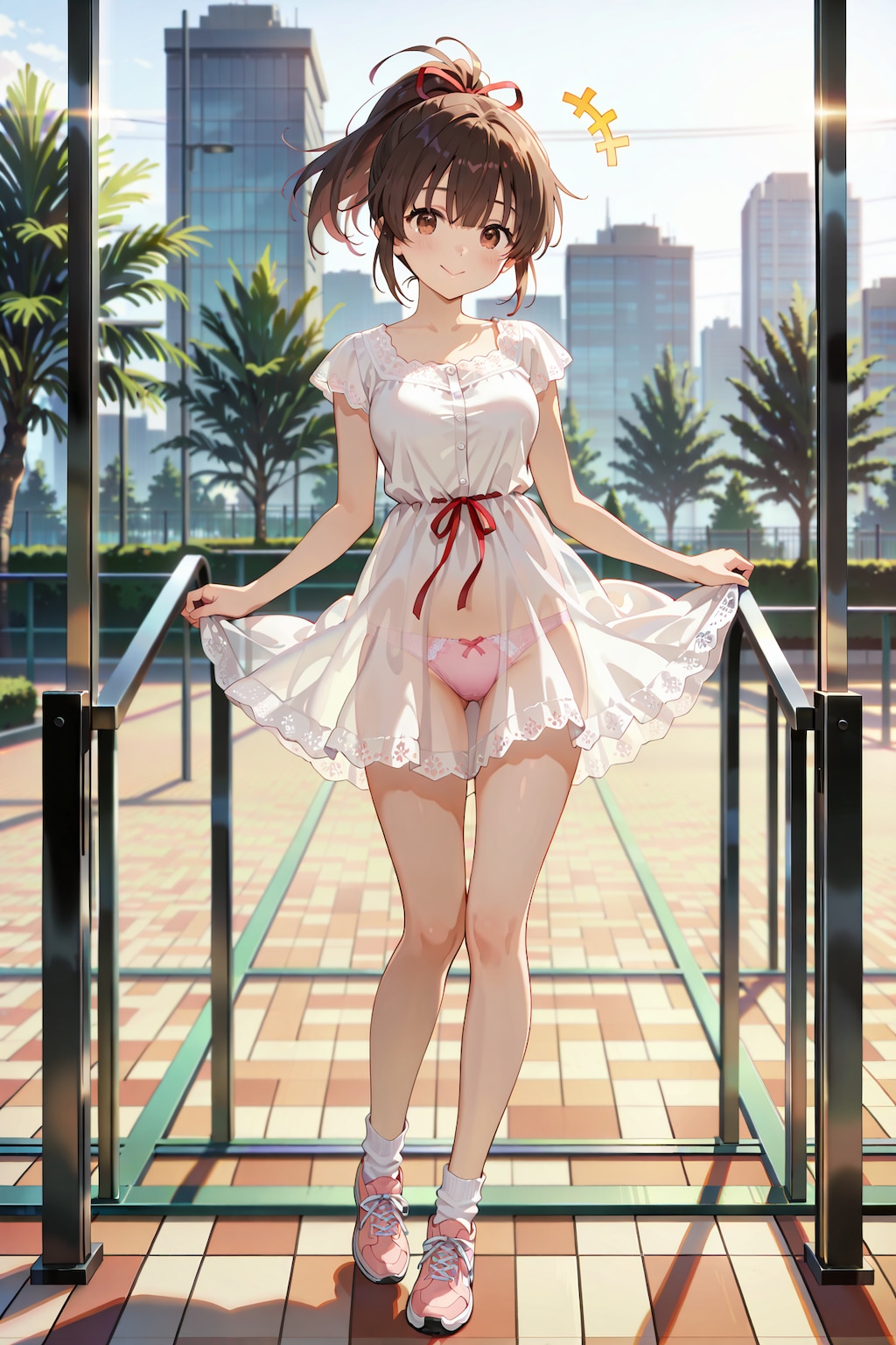 公園で私服パンチラ撮影会 Z105