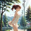 公園で私服パンチラ撮影会 Z105 3枚目