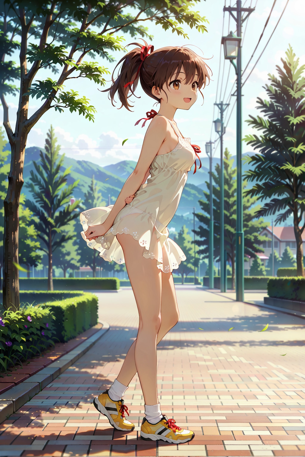 公園で私服パンチラ撮影会 Z105