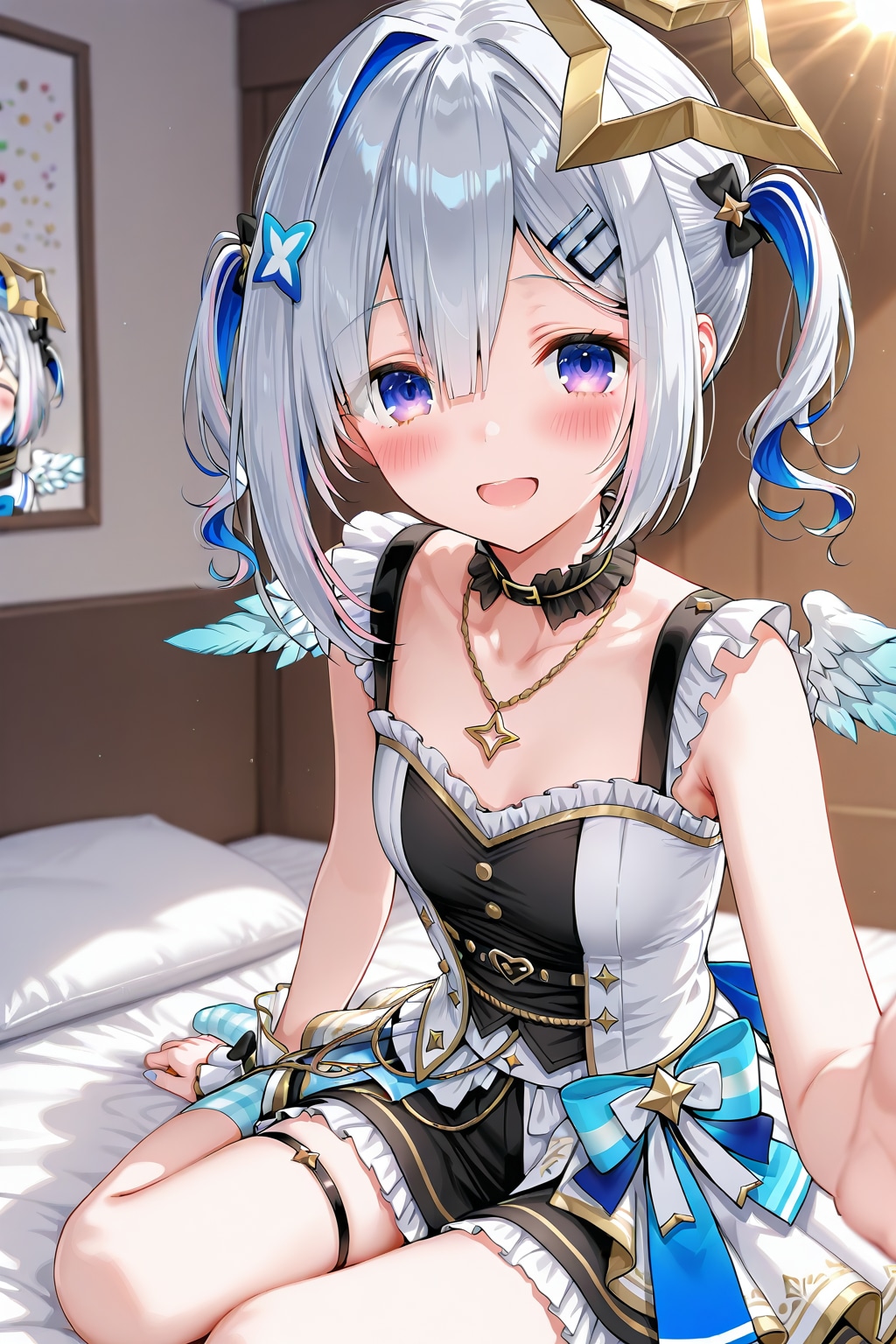 おはよー。夢でボクのこと考えてただろ。来てやったぞ。今日ボクに言いたいことがあるんだろ？