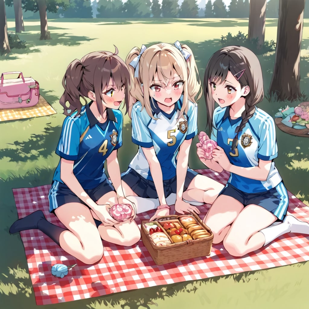 部活仲間とピクニック