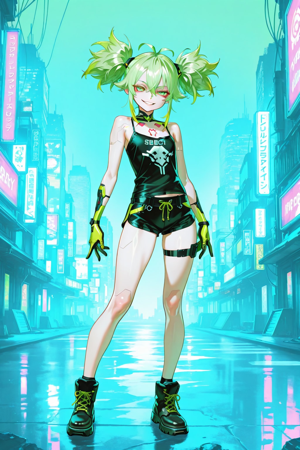 緑髪ちゃん2