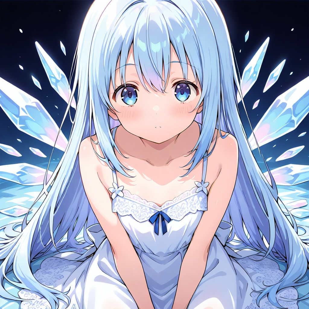 幼い氷の妖精 | の人気AIイラスト・グラビア