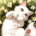 落ちている猫 5枚目