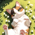 落ちている猫 4枚目