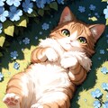 落ちている猫 2枚目