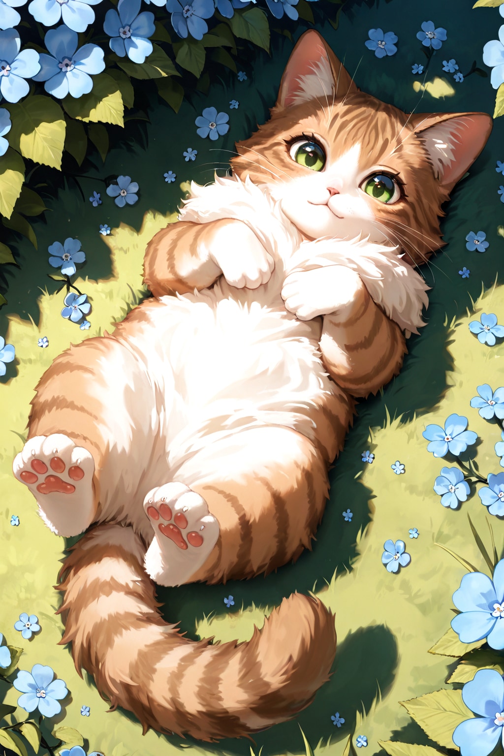 落ちている猫