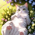 落ちている猫 3枚目