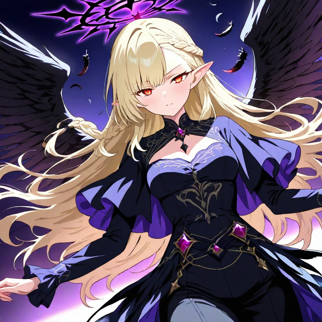 彩葉の堕天使コスプレ | の人気AIイラスト・グラビア