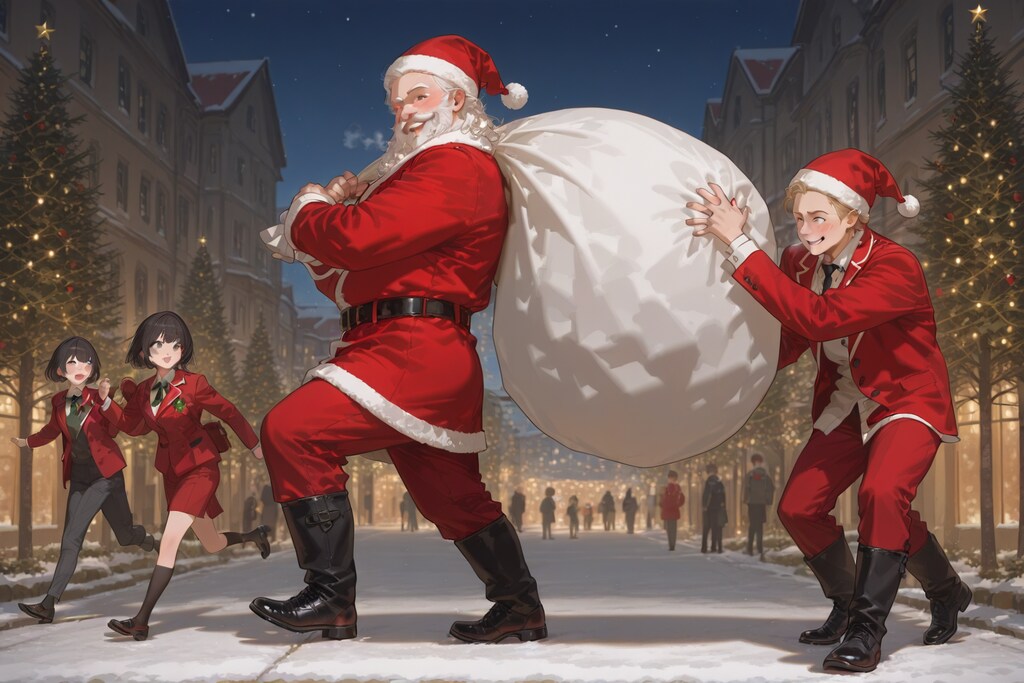 諸君、私はサンタクロースが好きだ。