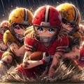 🏈泥まみれの女子アメフト 142 7枚目