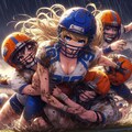 🏈泥まみれの女子アメフト 142 6枚目